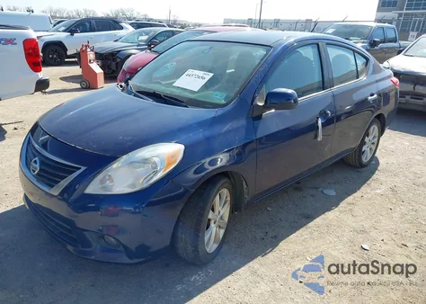 2014 Nissan Versa 1.6 Sl z USA, uszkodzony, nr VIN 3N1CN7AP8EL843234